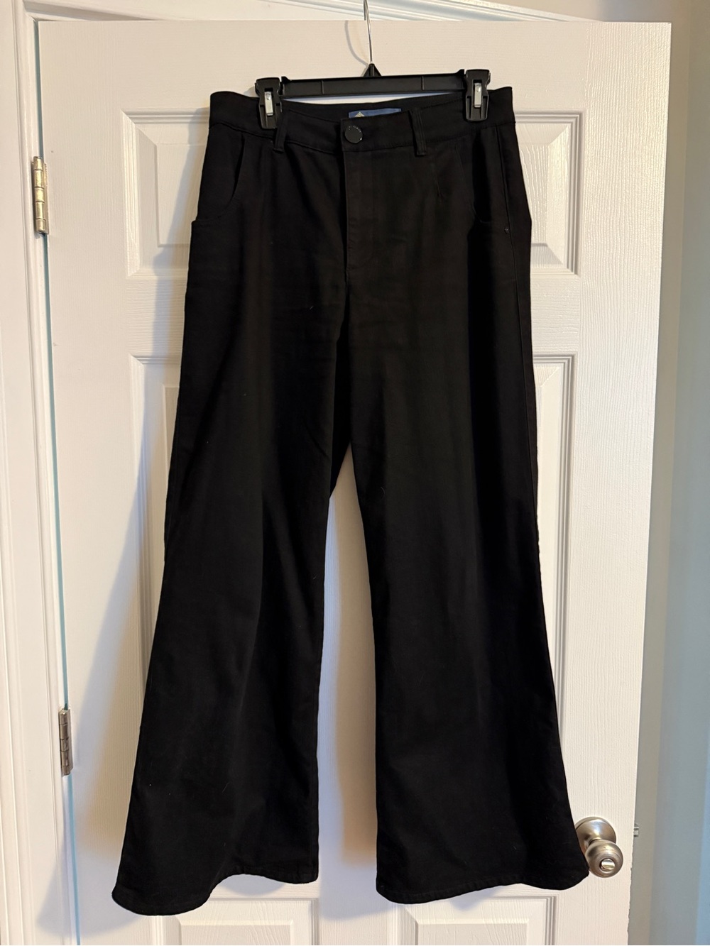 Democracy Men's Black Wide-Leg Trousers